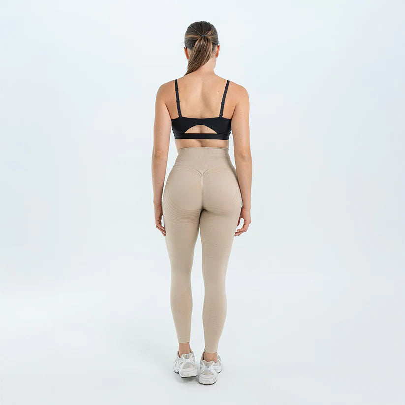 Legginsy modelujące 3D | Beżowe