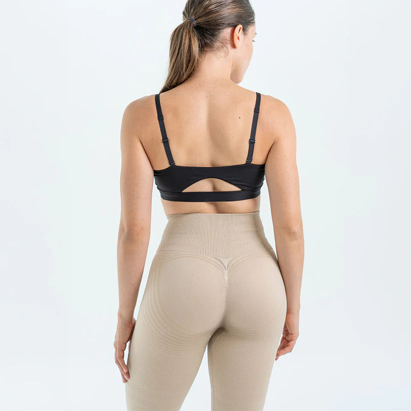 Legginsy modelujące 3D | Beżowe