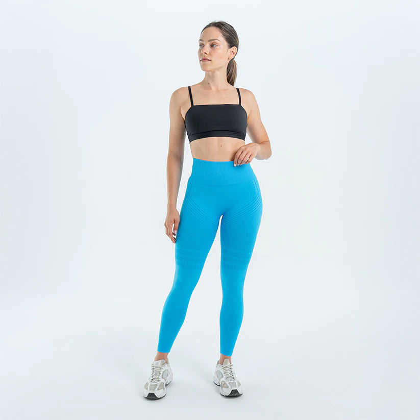 Legginsy modelujące 3D | Niebieskie