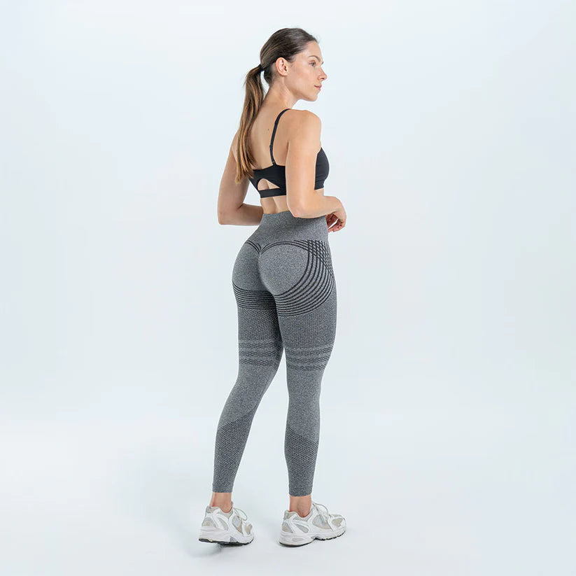 Legginsy modelujące 3D | Szare