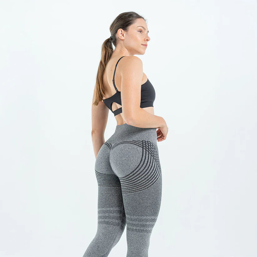 Legginsy modelujące 3D | Szare