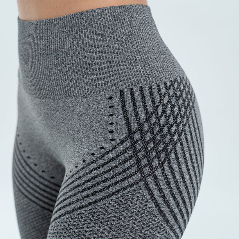 Legginsy modelujące 3D | Szare