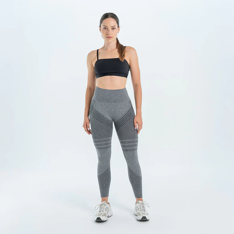 Legginsy modelujące 3D | Szare