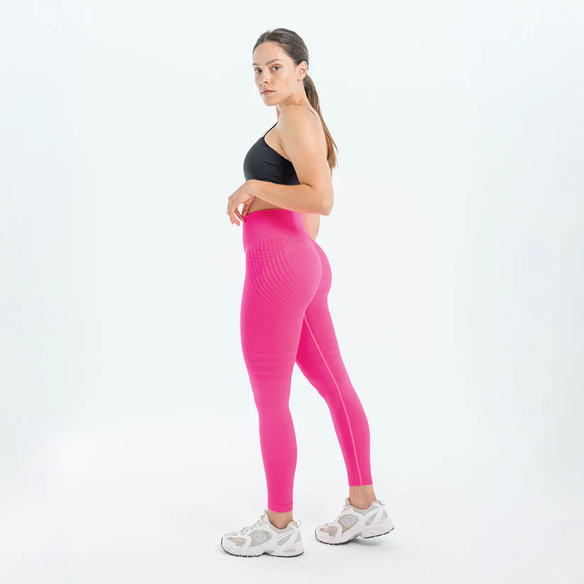 Legginsy modelujące 3D | Różowe