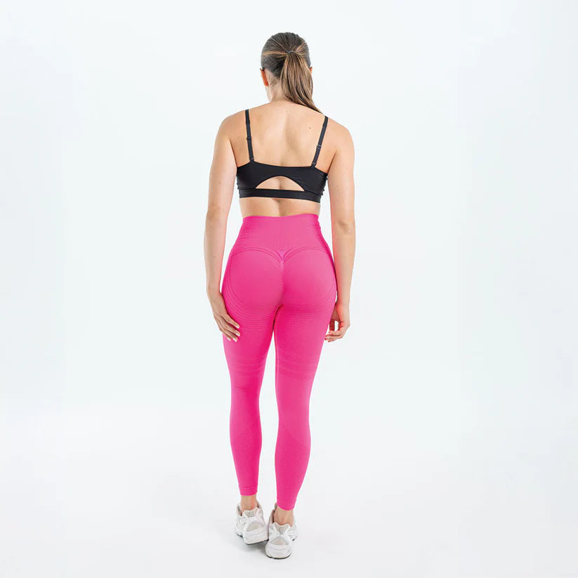 Legginsy modelujące 3D | Różowe