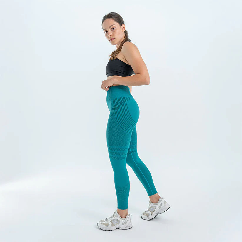 Legginsy modelujące 3D | Pawiozielone