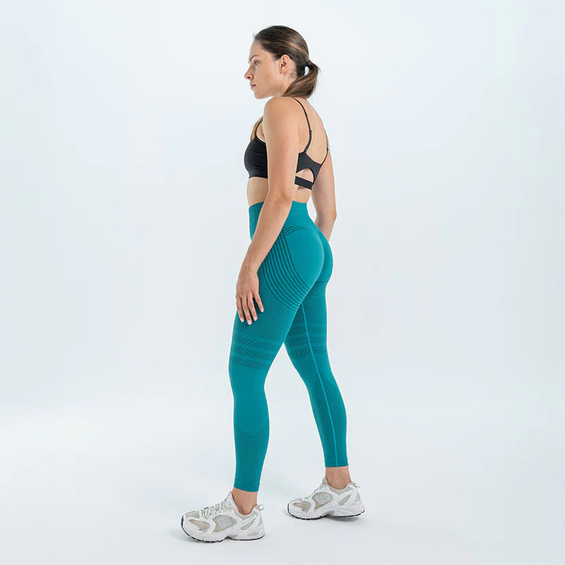 Legginsy modelujące 3D | Pawiozielone