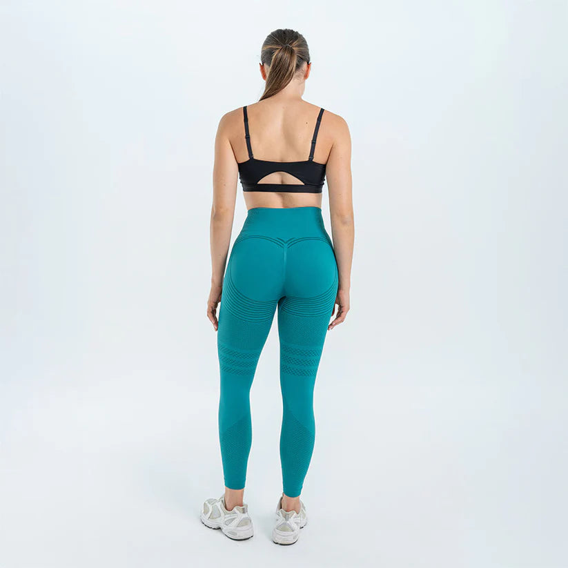 Legginsy modelujące 3D | Pawiozielone