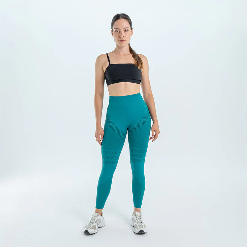 Legginsy modelujące 3D | Pawiozielone