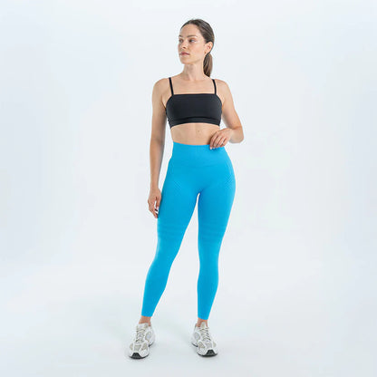 Legginsy modelujące 3D | Niebieskie