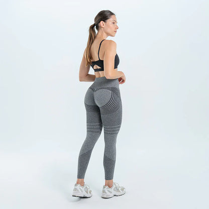 Legginsy modelujące 3D | Szare