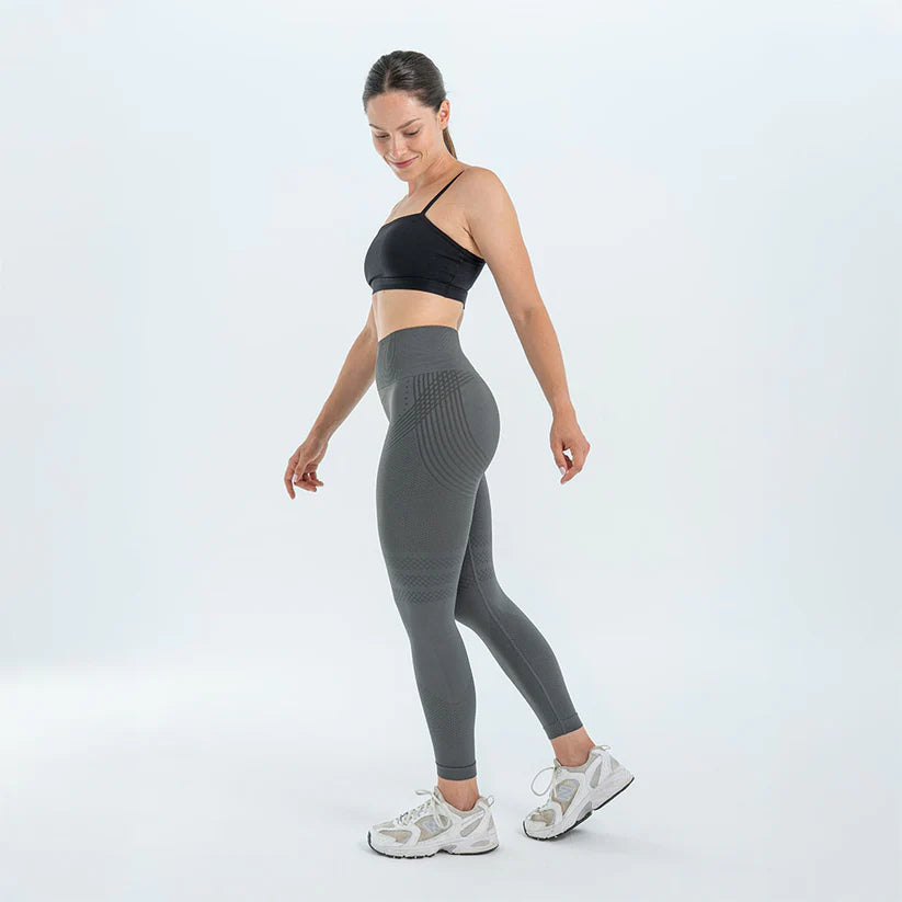 Legginsy modelujące 3D | Ciemnoszare