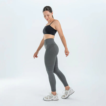 Legginsy modelujące 3D | Ciemnoszare
