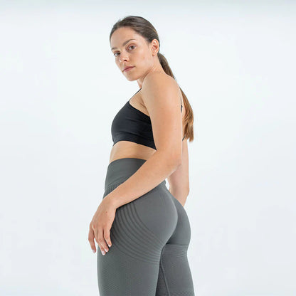 Legginsy modelujące 3D | Ciemnoszare