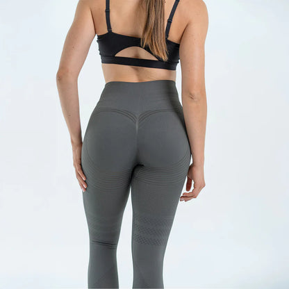 Legginsy modelujące 3D | Ciemnoszare