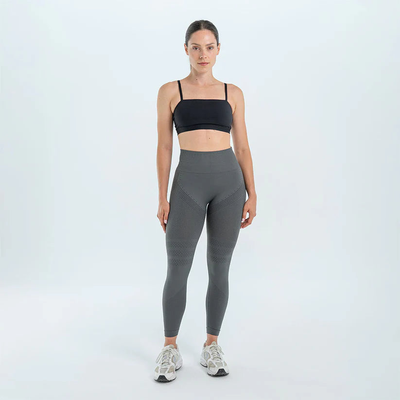 Legginsy modelujące 3D | Ciemnoszare